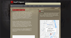 Desktop Screenshot of joyalsliquors.com
