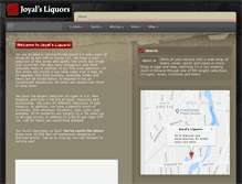 Tablet Screenshot of joyalsliquors.com